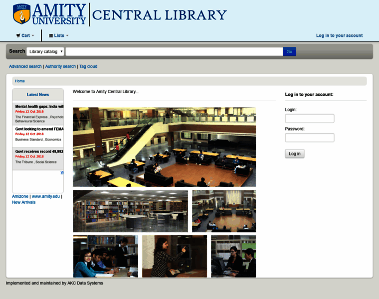 Library.amizone.net thumbnail