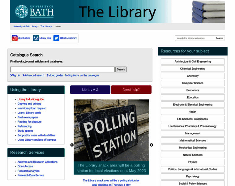 Library.bath.ac.uk thumbnail