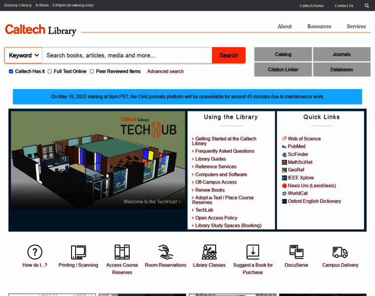 Library.caltech.edu thumbnail