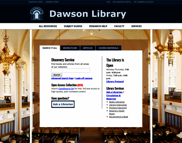 Library.dawsoncollege.qc.ca thumbnail