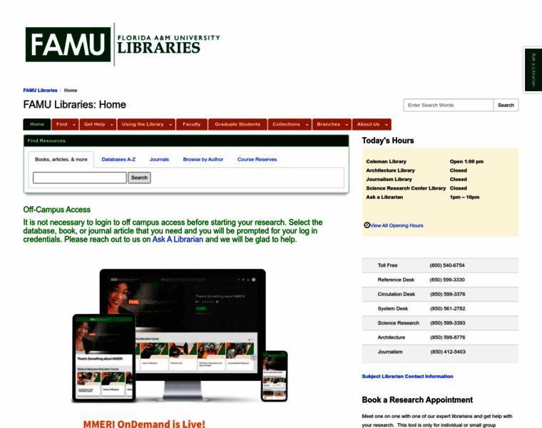 Library.famu.edu thumbnail