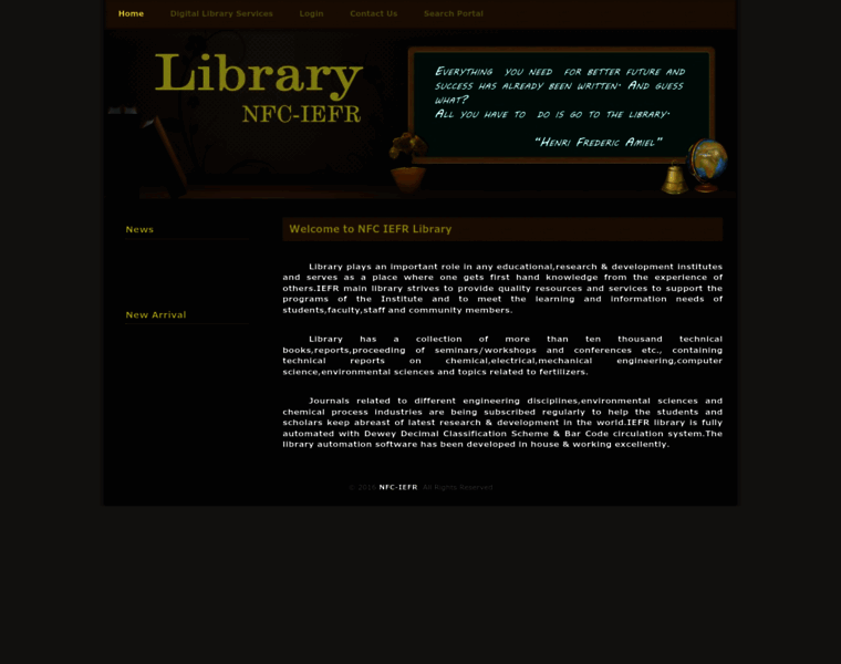 Library.iefr.edu.pk thumbnail