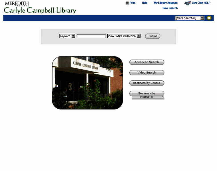 Library.meredith.edu thumbnail