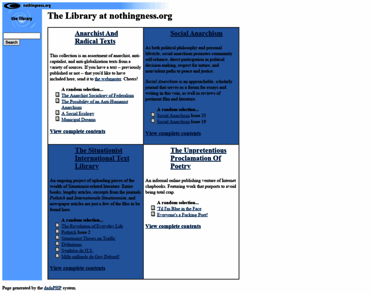 Library.nothingness.org thumbnail