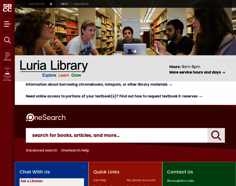 Library.sbcc.edu thumbnail