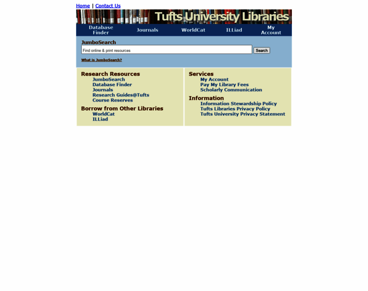 Library.tufts.edu thumbnail