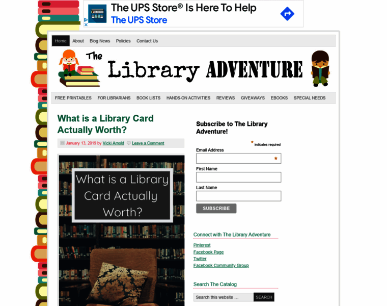 Libraryadventure.com thumbnail