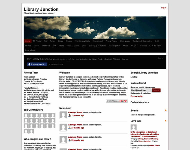 Libraryjunction.net thumbnail