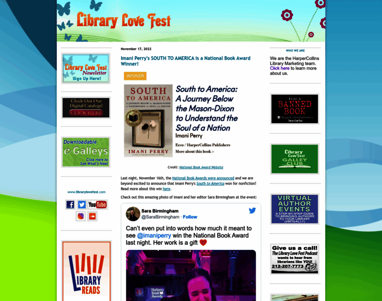Librarylovefest.com thumbnail
