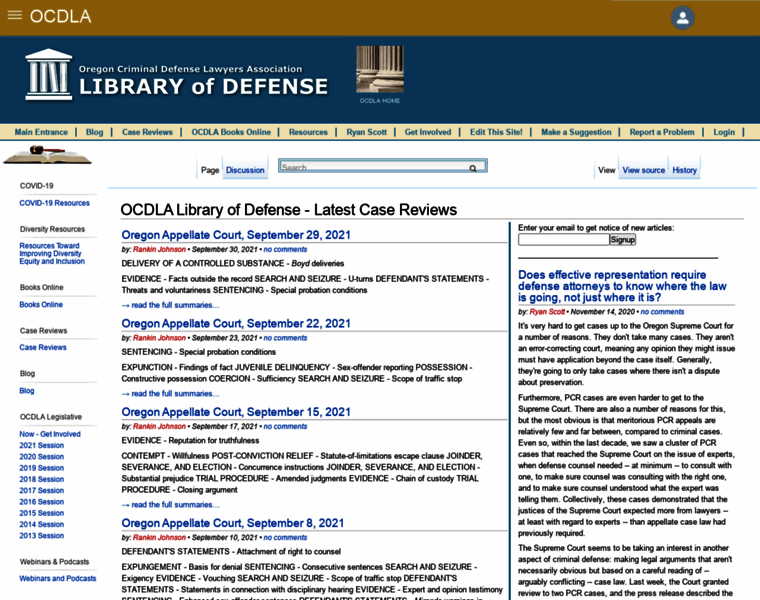 Libraryofdefense.ocdla.org thumbnail