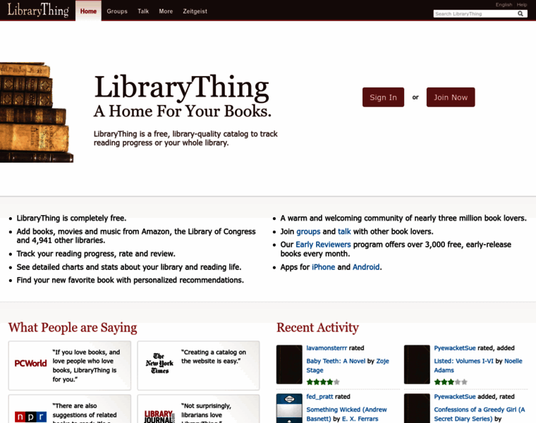 Librarything.com thumbnail