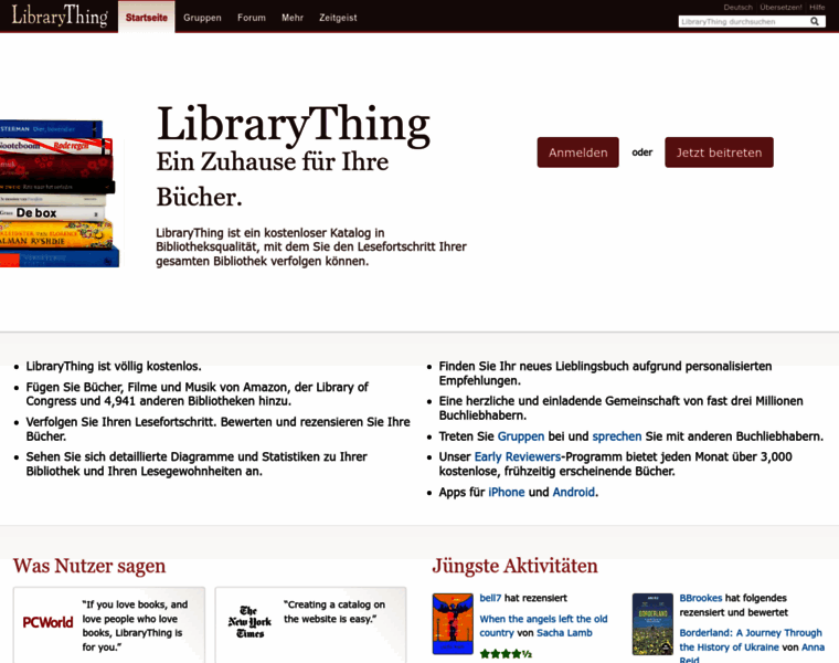 Librarything.de thumbnail
