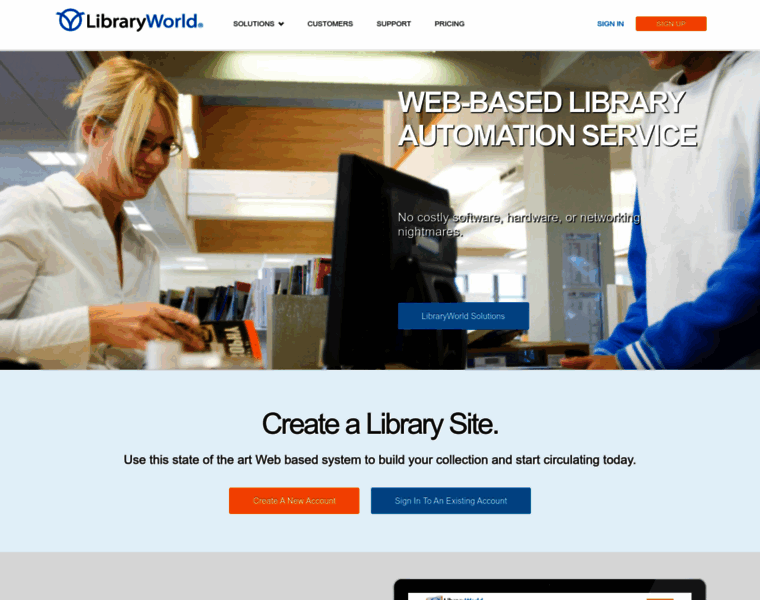 Libraryworld.com thumbnail