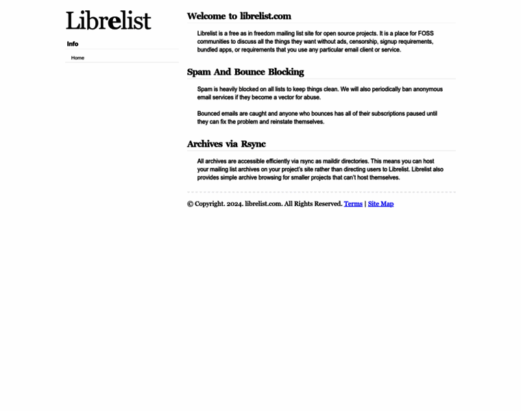 Librelist.com thumbnail