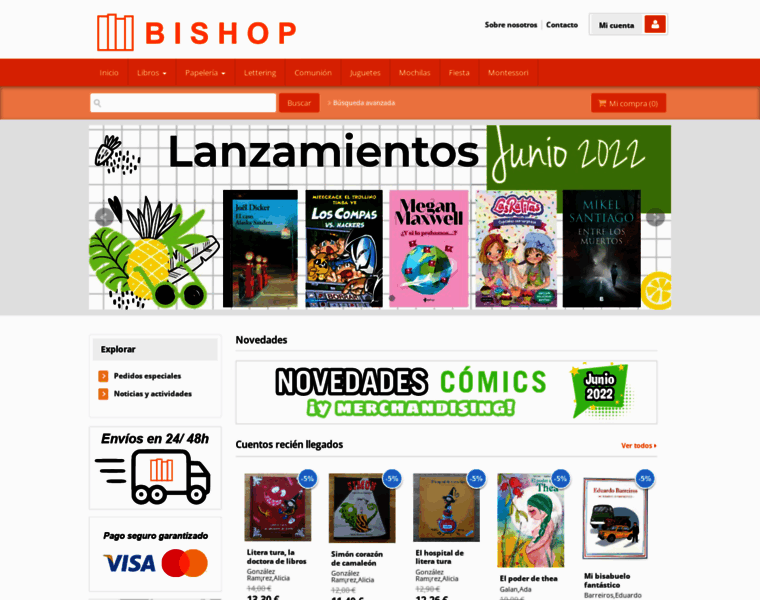 Libreriabishop.com thumbnail