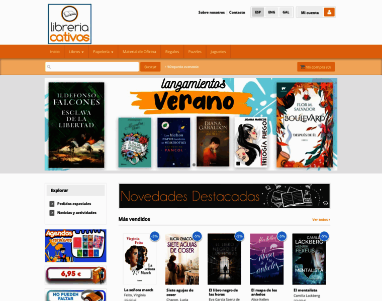 Libreriacativosvigo.com thumbnail