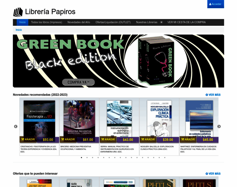 Libreriapapiros.com thumbnail