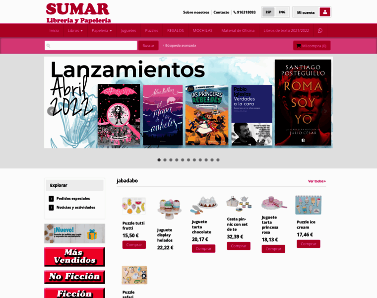 Libreriasumar.com thumbnail