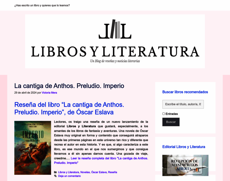 Librosyliteratura.es thumbnail