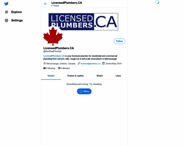 Licensedplumbers.ca thumbnail