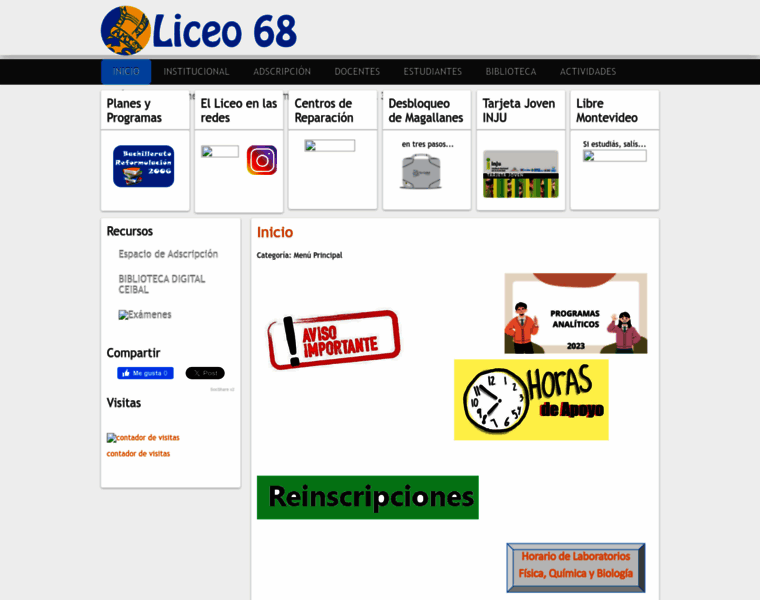 Liceo68.ces.edu.uy thumbnail