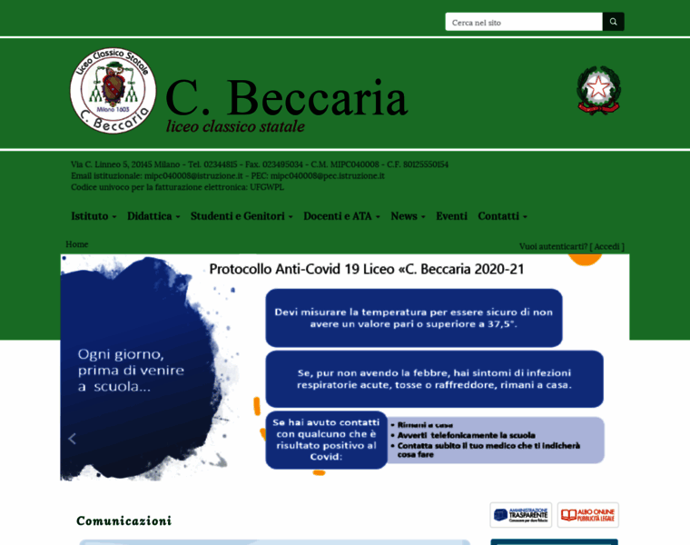 Liceobeccaria.it thumbnail