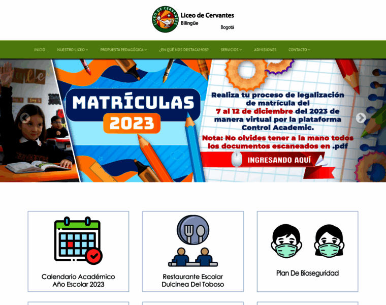 Liceocervantes.edu.co thumbnail