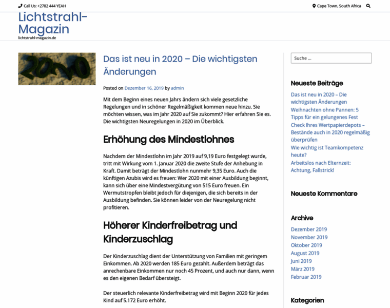 Lichtstrahl-magazin.de thumbnail