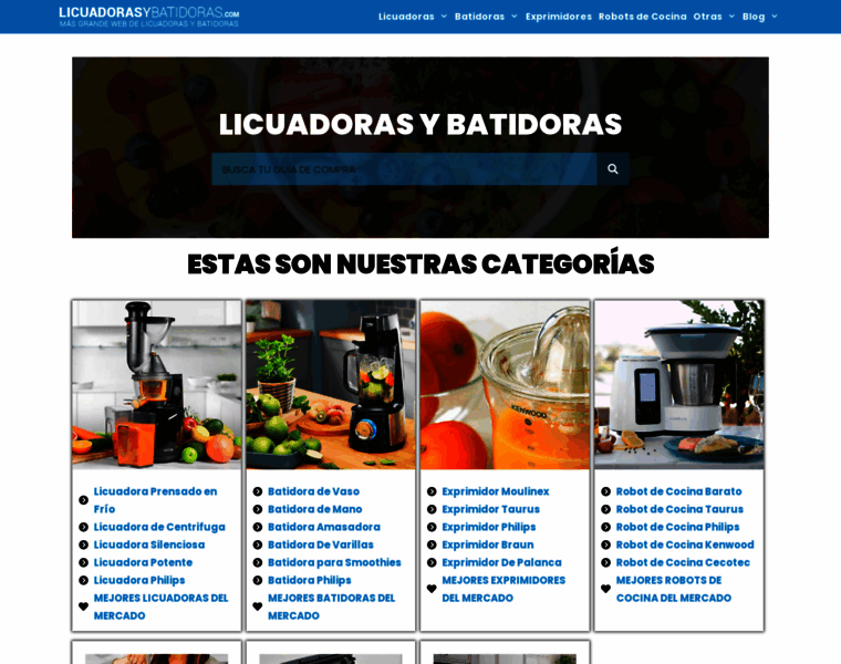 Licuadorasybatidoras.com thumbnail