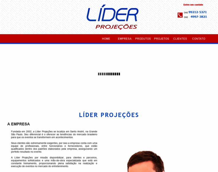 Liderprojecoes.com.br thumbnail