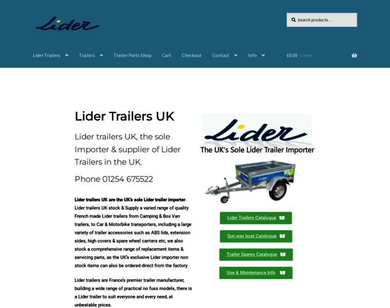 Lidertrailers.co.uk thumbnail