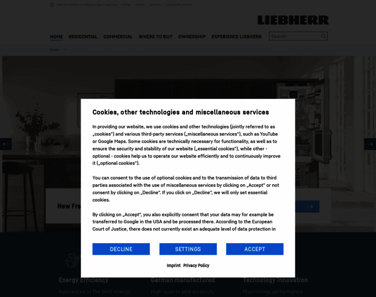 Liebherr-appliances.com thumbnail