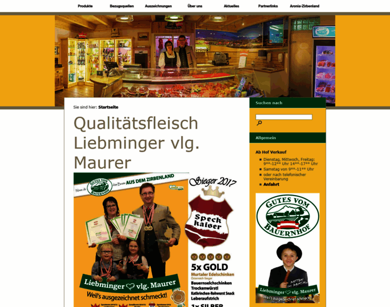 Liebminger-fleisch.at thumbnail