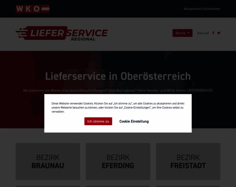 Lieferserviceregional.at thumbnail