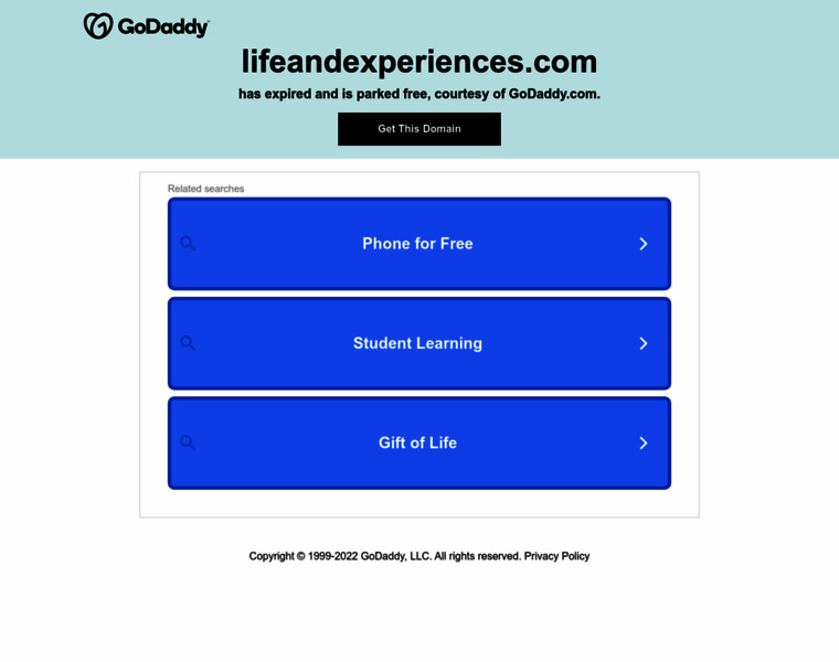 Lifeandexperiences.com thumbnail