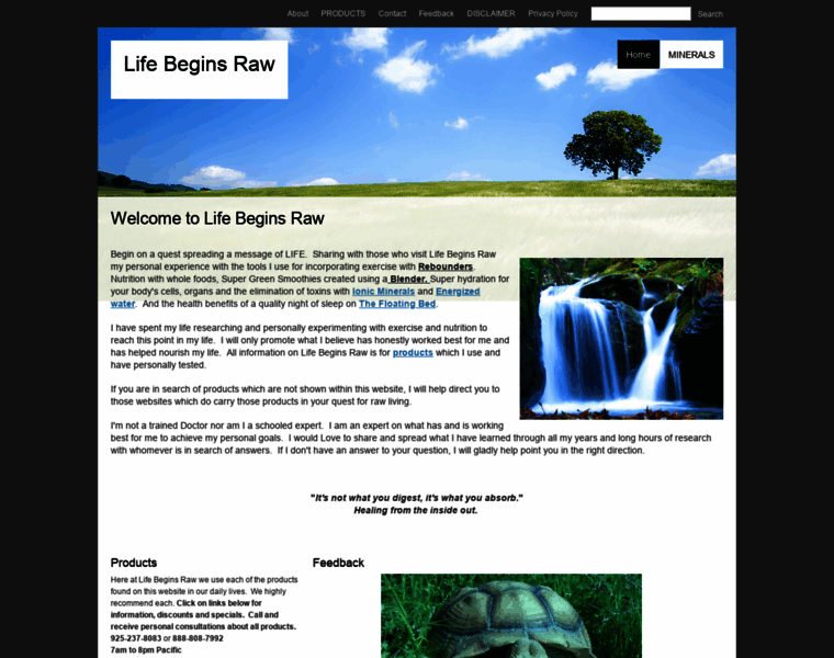 Lifebeginsraw.com thumbnail
