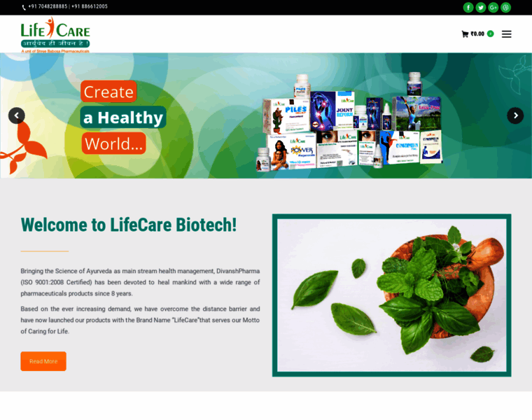 Lifecarebiotech.com thumbnail