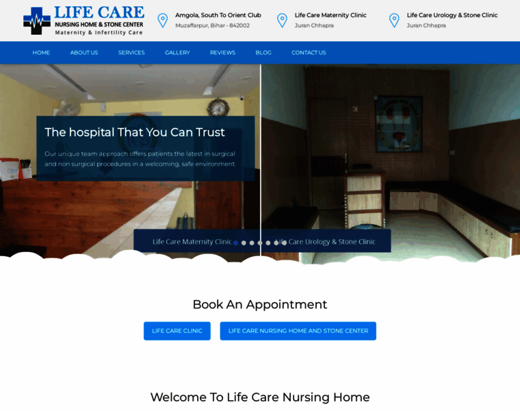 Lifecarehospitalmuzaffarpur.com thumbnail