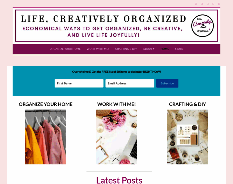 Lifecreativelyorganized.com thumbnail