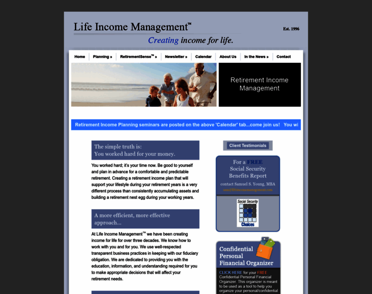 Lifeincomemanagement.com thumbnail