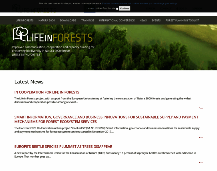 Lifeinforests.eu thumbnail