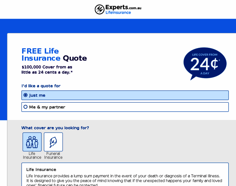 Lifeinsurance.experts.com.au thumbnail