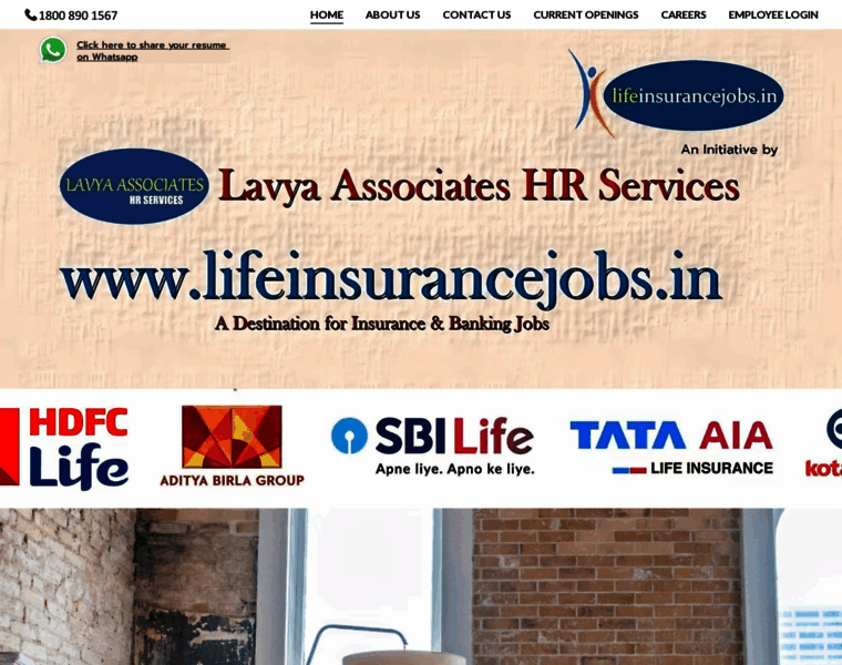 Lifeinsurancejobs.in thumbnail