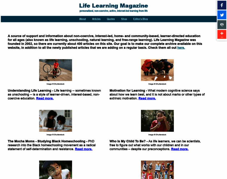 Lifelearningmagazine.com thumbnail