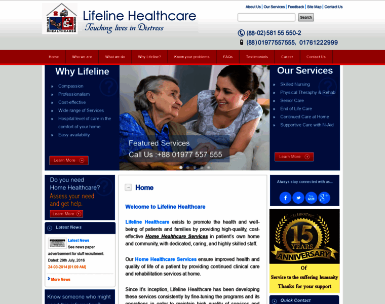 Lifelinehealthcarebd.org thumbnail