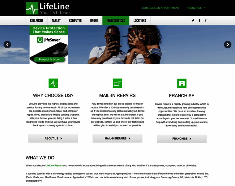 Lifelinerepairs.com thumbnail