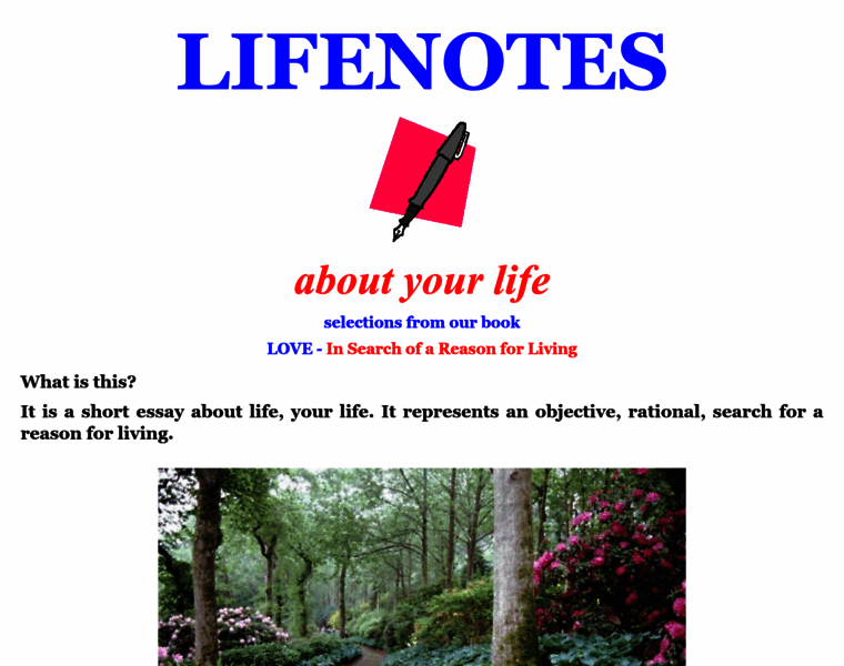 Lifenotes.org thumbnail