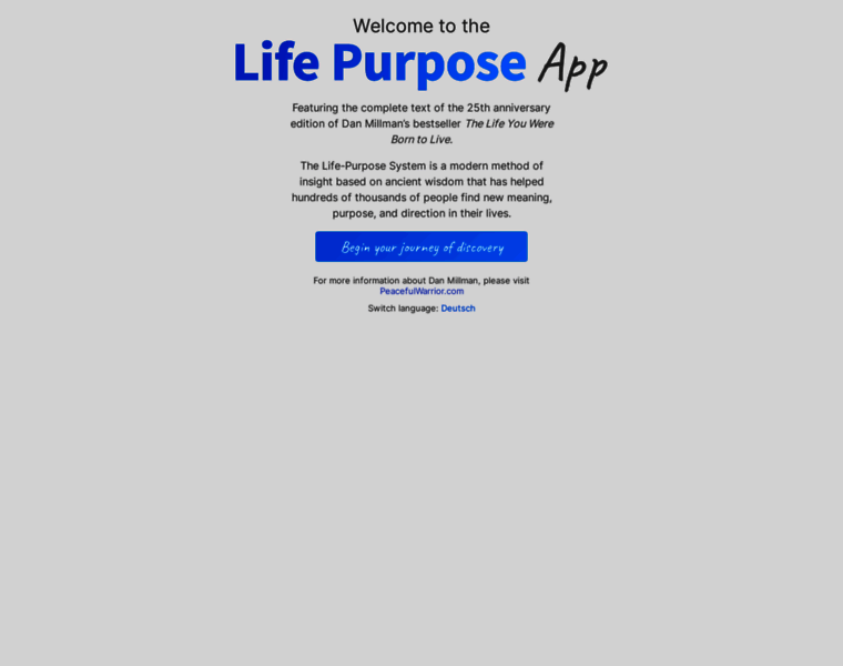 Lifepurposeapp.com thumbnail