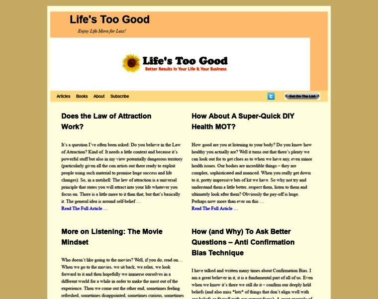 Lifestoogood.net thumbnail