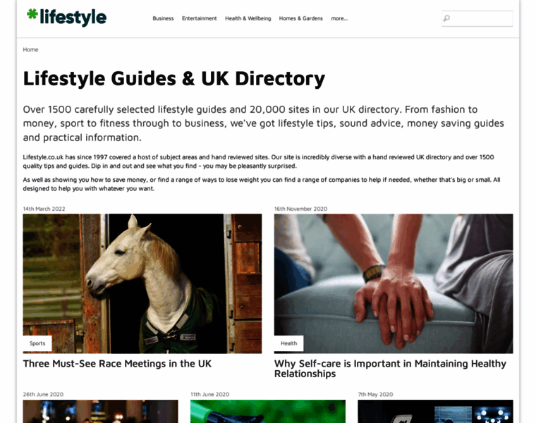 Lifestyledirectory.co.uk thumbnail